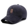 Sports Style Baseball Cap For Men With Fleece Lining Windproof Warmth For Outdoor Activities