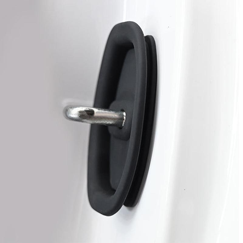 Universal Car Door Mute Damping Cushion Silicone Door Lock Buckle Car Door Anti-Collision Protective Cover