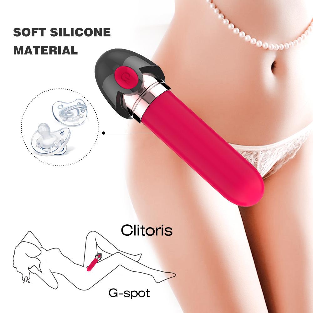 Wireless Lipstick Vibrator Clitoral Stimulator Rechargeable Mini Vibrating Egg Female Adult Sex Toy for Orgasm Pleasure