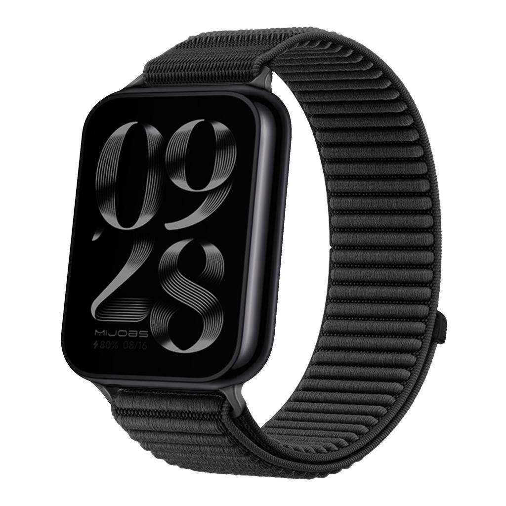 Спортивный плетеный нейлоновый ремешок-петля для Xiaomi Mi Band 9 Pro 8 Pro с металлической пряжкой, дышащий браслет, ремешок для Redmi Watch 6 5 4