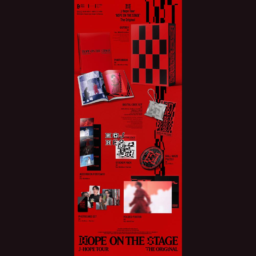 Pre-order J-hope Tour HOPE ON THE STAGE The Original or Message Card Set & Weverse POB