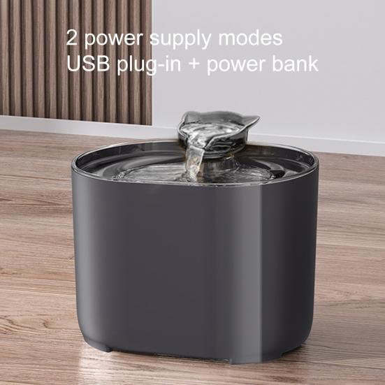 Автоматический фонтанчик для воды для домашних животных с 4-кратной фильтрацией, емкостью 22 л, способствует увлажнению здоровья собак и кошек, без BPA, с питанием от USB