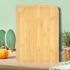 Bamboo Cutting Boards for Kitchen Double-Sided Chopping Board Large Multi-Functional Fruit Cutting Board for Meat Vegetables Charcuterie Board
