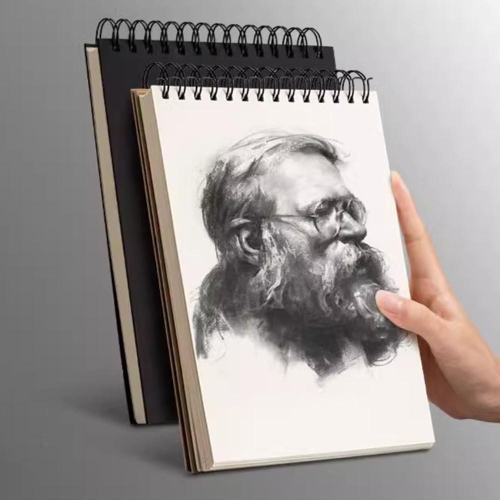 Up Turning Loose-Leaf Sketchbook Taking Notes Sketch Paper Book Convenient Hand Ledger  Office