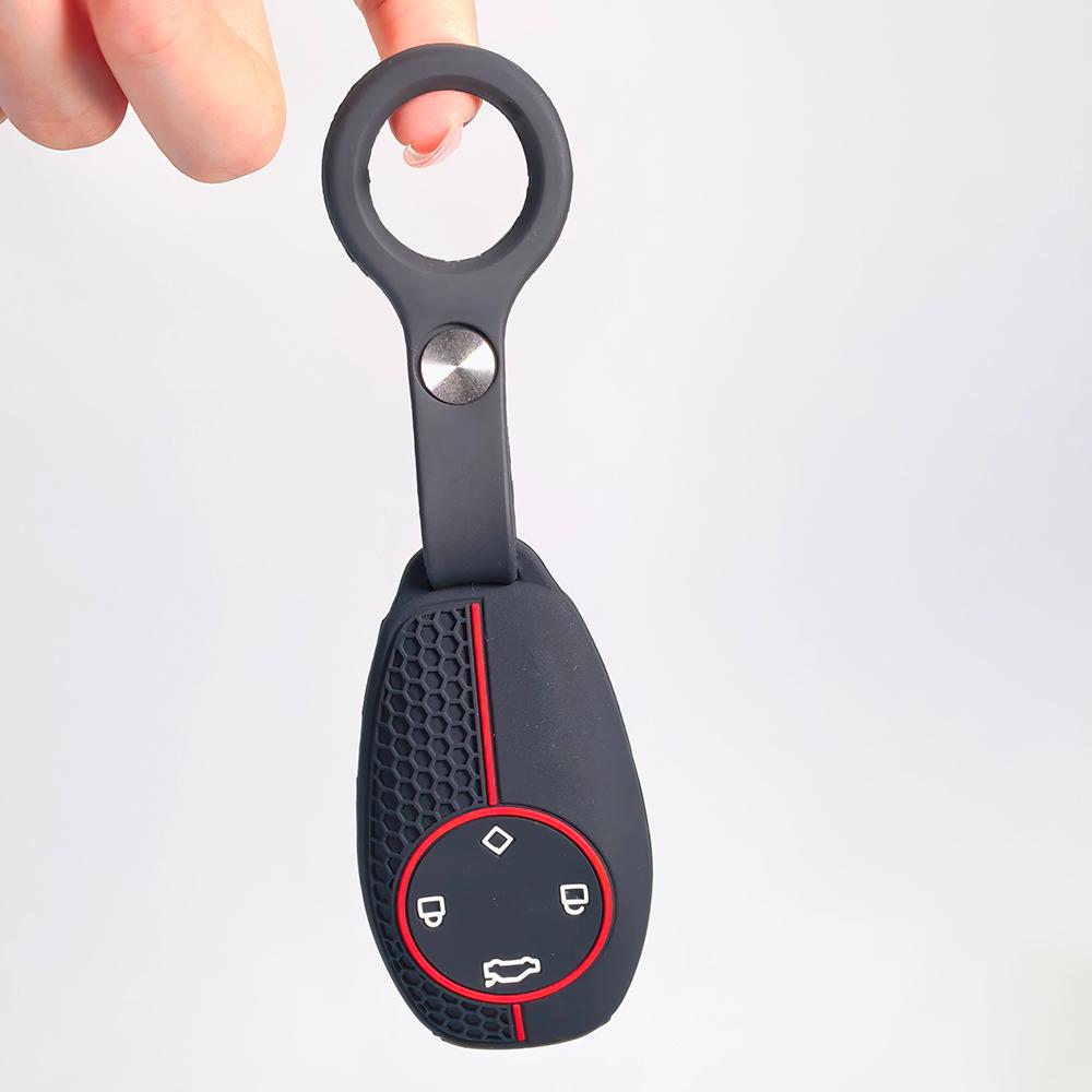 Чехол для брелока для Leapmotor T03 S01 C11 C01 с брелоком, защитный корпус от царапин и ударов, держатель с сотовой текстурой, ударопрочная конструкция
