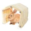 Chinchilla Tunnel Soft Plush Habitat House Decoration Animal Tunnel With Acrylic Door For Hedgehog Chinchilla Hamster Chewing