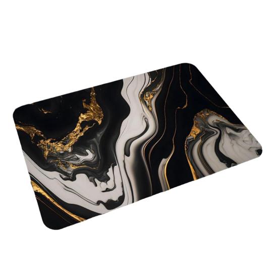 Мраморный ковер, мягкий нескользящий впитывающий коврик для пола, абстрактный современный коврик для прихожей, придверный коврик для ванной комнаты, кухни, спальни, гостиной, декор