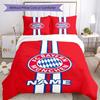 3pcs Custom Name FC Bayern München Bedding Set Duvet Cover Closure Includes 1 Duvet Cover & 2 Pillowcases, Soft and Comfortable for All Seasons.