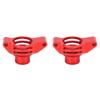 110 RC Rear Steering Cup Aluminum Alloy RC Steering Knuckles Hub for Tamiya TT02Red