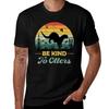 Be Kind To Otters Retro Tshirt Outdoor Working Tshirt