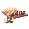 Kosun Chess Magnetic Wood Grain Folding Chess with Storage Bag Set, Chess, Board, (Medium)