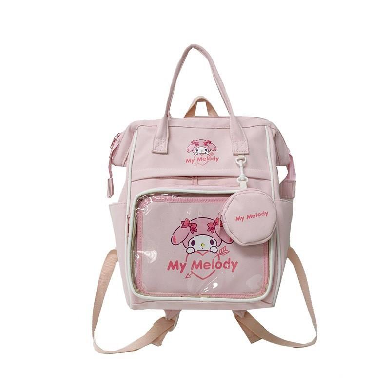 Сумка-тоут Sanrio My Melody из нейлона с мягкими лямками для повседневного использования