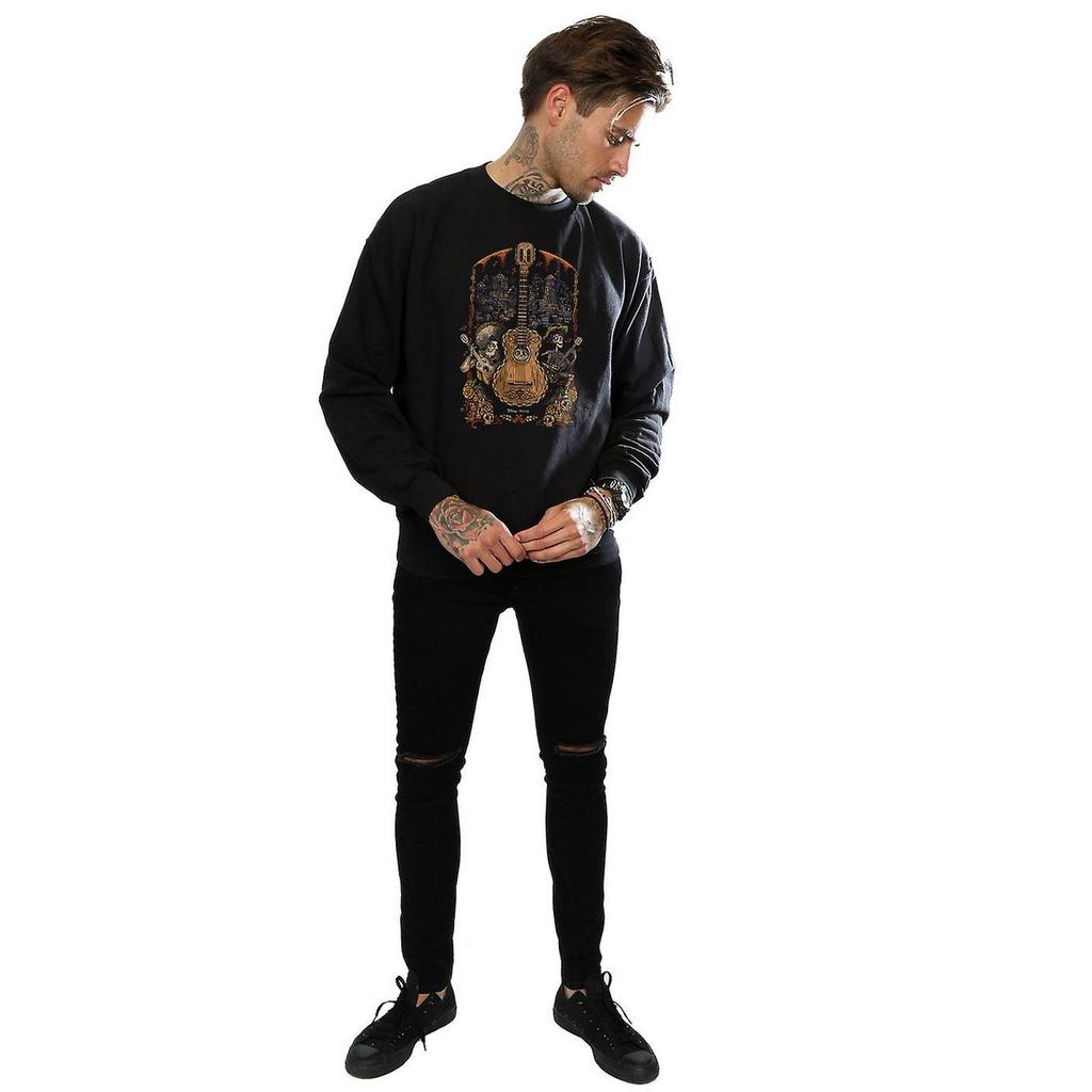 Disney Mens Coco Guitar Cotton Sweatshirt