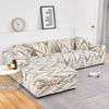 L-образный диван, геометрический чехол для дивана, эластичный чехол для дивана для гостиной, домашние животные, шезлонг