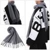 Business Autumn Winter Warm Long Shawl Cotton Scarf Pashmina Cotton Pure Color