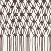 Macrame Curtain Taupe 140 x 240 cm Cotton