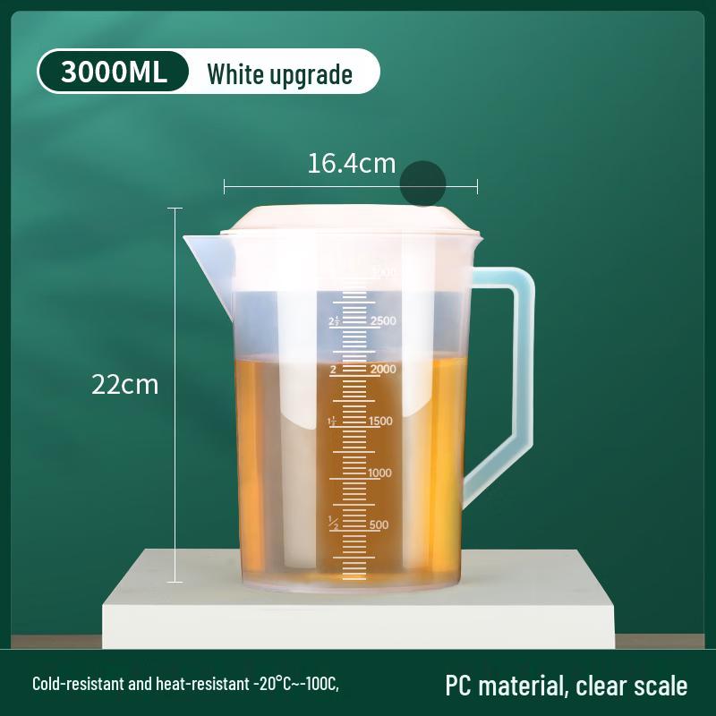 3000ml Plastic Cold Water Pitcher with Scale