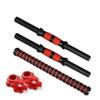 Universal Barbell & Dumbbell Connector with Clasp and Handle Fixing Nut for Home Fitness
