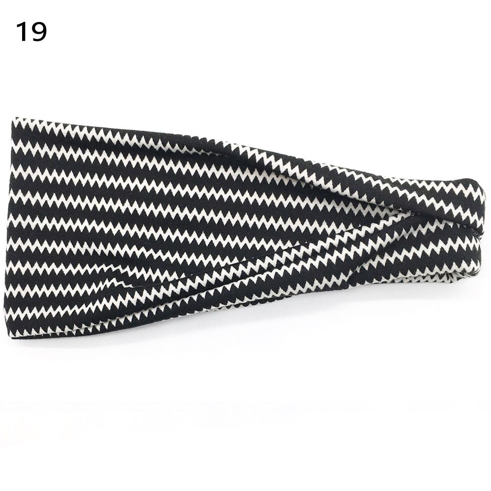 Scrunchy Hairband Sweat Absorbing Running Head Wrap Elastic Turban Women Headbands Sport Bandana