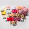 New Jacquard Baby Elastic Headband Cute Solid Color Flower Children's Headband Four Seasons Thin Baby Jewelry