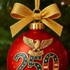 United States 250th Anniversary Ornament 250th Anniversary Acrylic Christmas Ball Ornament Patriotic Christmas Tree Hanging Decor