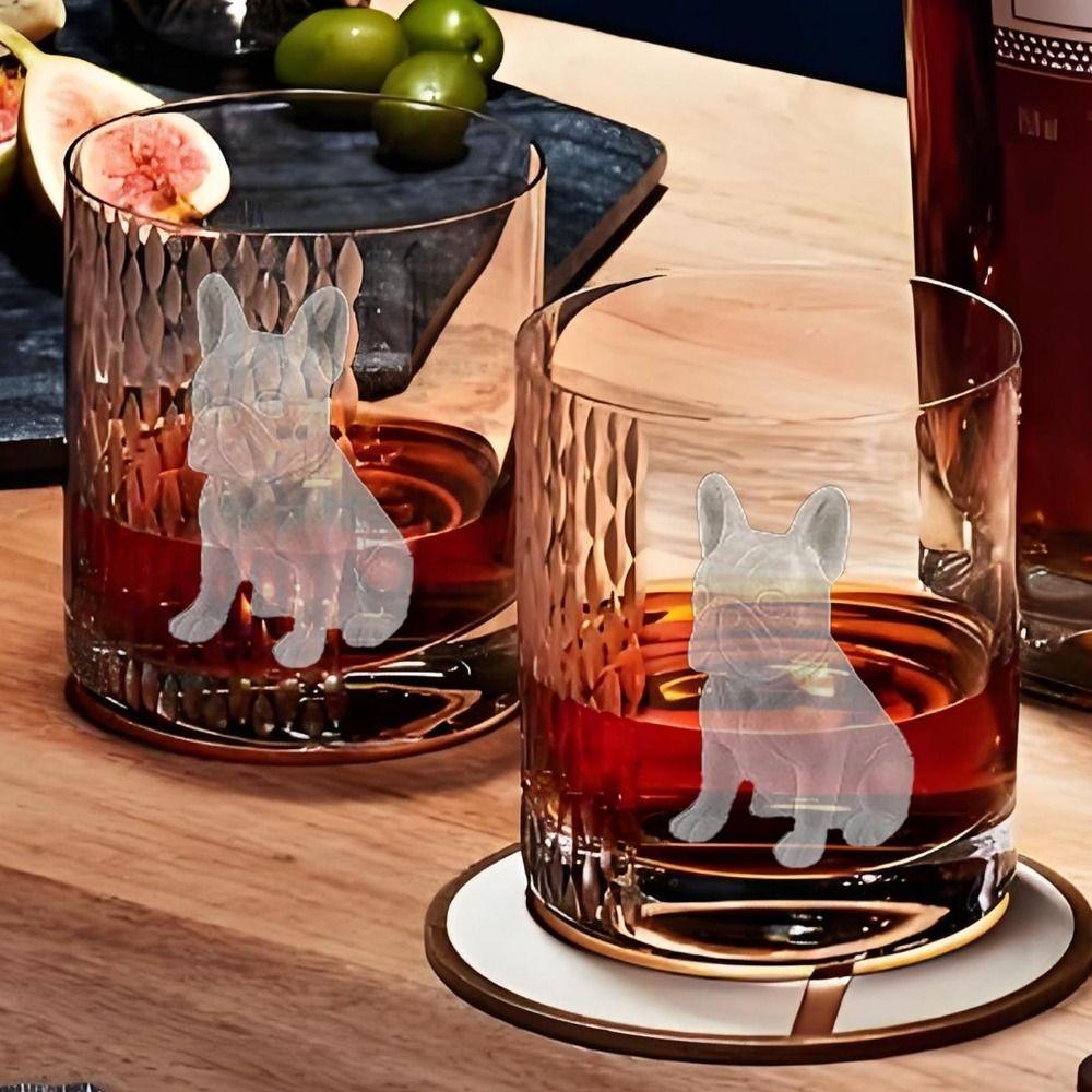 Easy Demoulding French Bulldog Ice Mold 6 Hole 3D Ice Tray Whiskey Ice Mold Whiskey Party Drinks