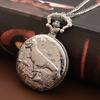 Fashion Classic Men's Quartz Watch Vintage Memorial Necklace Pendant Pocket Watch,ideal Choice for Gifts To Men and Women