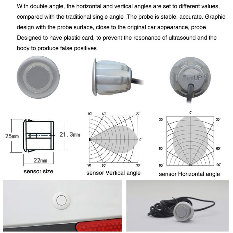 Автомобиль 8 резервных радаров датчики парковки комплект парктроник автомобиль автомобильный реверсивный электроника задний автоматический детектор помощь при движении задним ходом