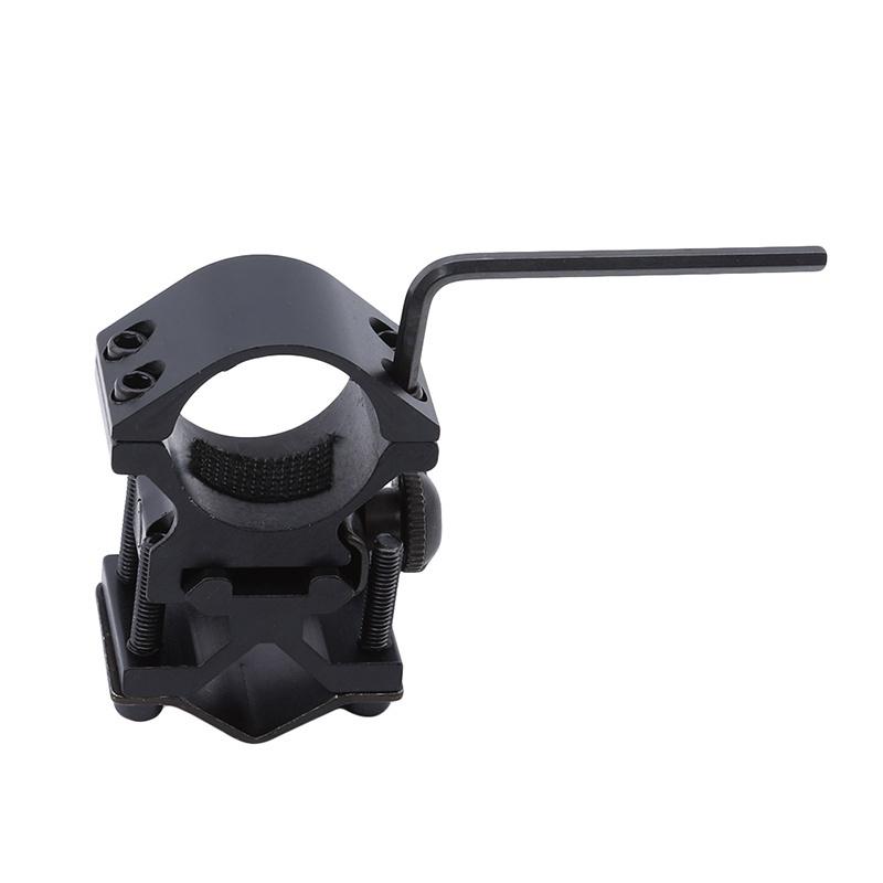 Tactical Hunting Rifle Optical Sight Bracket Flashlight Torch Clip Holder Support