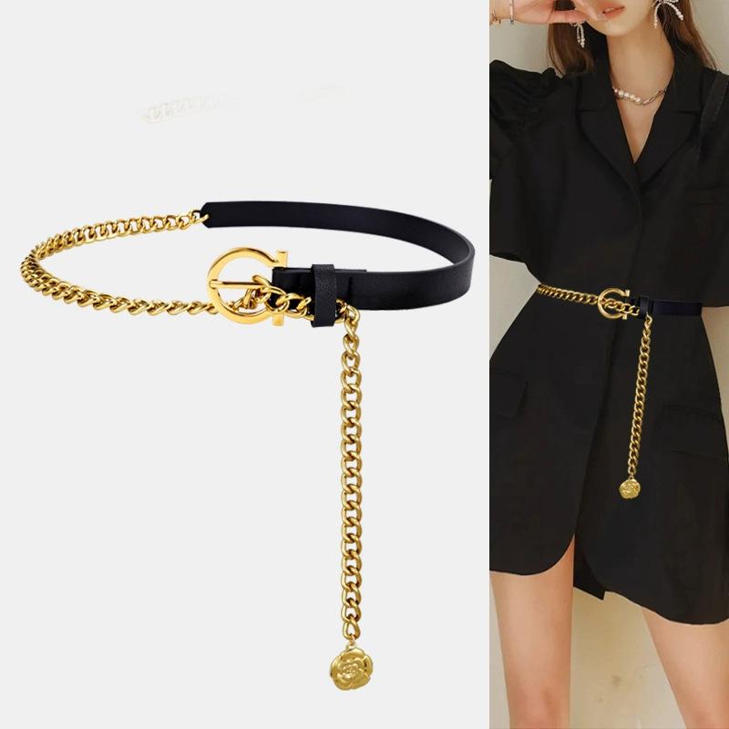 Четыре сезона в наличии новый ремень женский кожаный модный универсальный джинсовый ремень украшение с юбкой, костюмом, свитером талии крышка