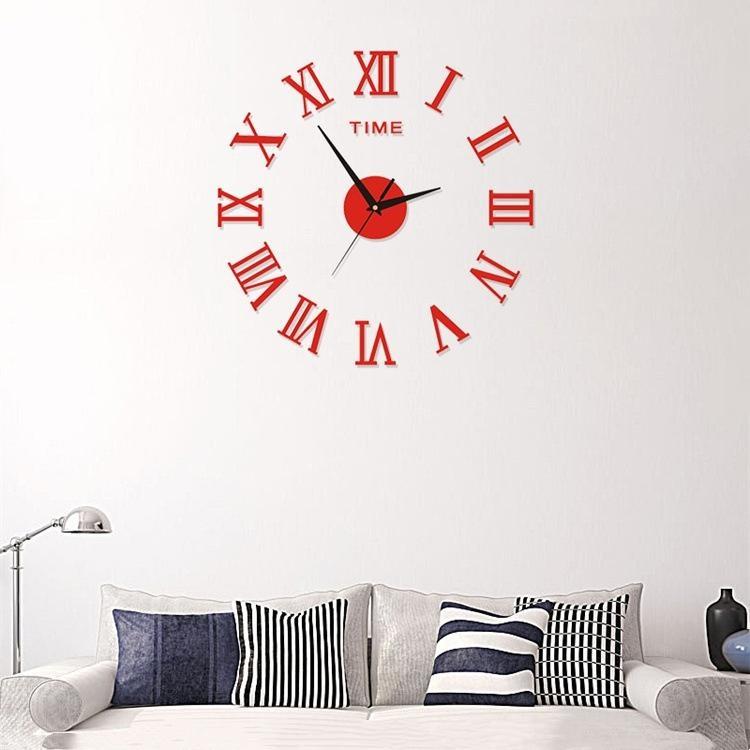 DIY Luminous Wall Clock, Mute, with Installation Accessories, Diameter 40cm
