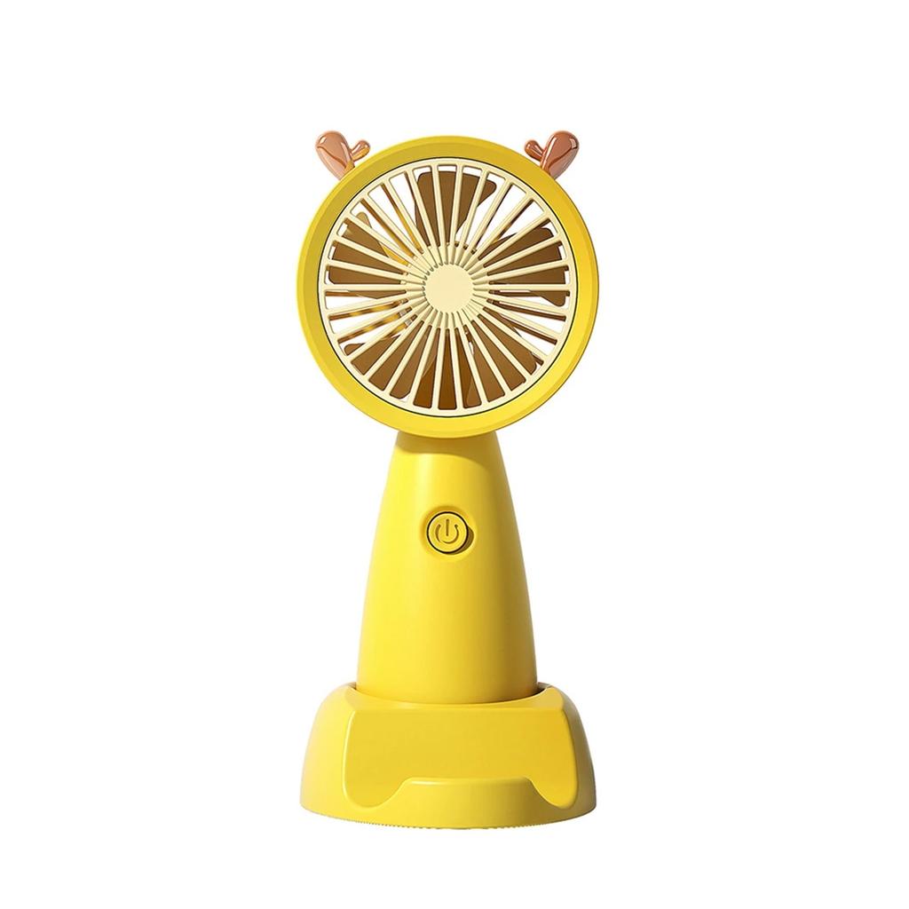 USB Handheld Small Electric Fan Summer  Mini Desktop Office Mute Charging Portable Electric Fan!