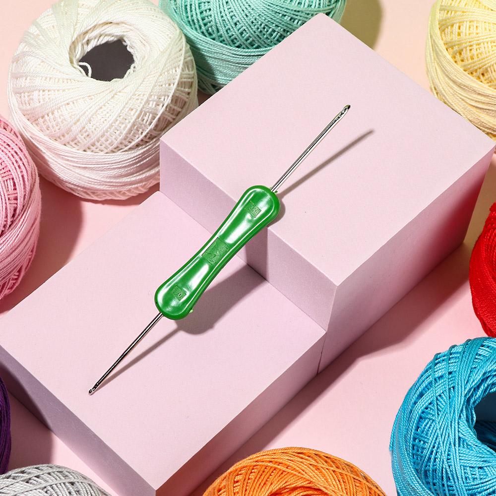 Легкая пряжа из чистого хлопка с кружевом для вязания крючком и спицами - Доступно несколько цветов