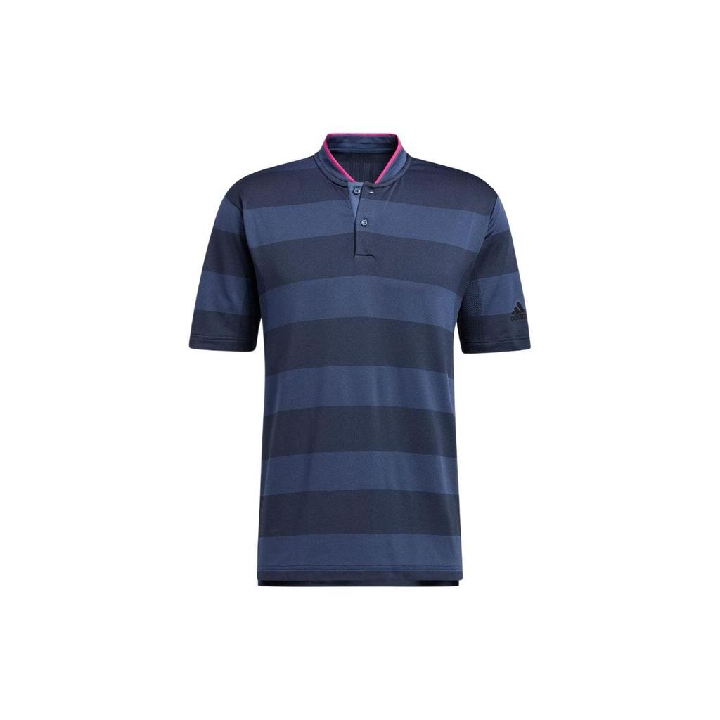 Adidas Полосатый логотип свитер поло рубашка мужская поло рубашки синяя GL4639