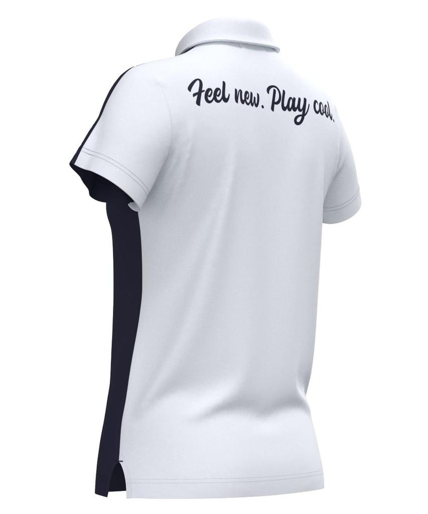 Женская футболка-поло с коротким рукавом Ping Apparel (Крутой стержень: Влагоотводящий, Быстросохнущий, Защита от УФ-лучей) / Гольф / 622-4260810 120_Темно-синий S