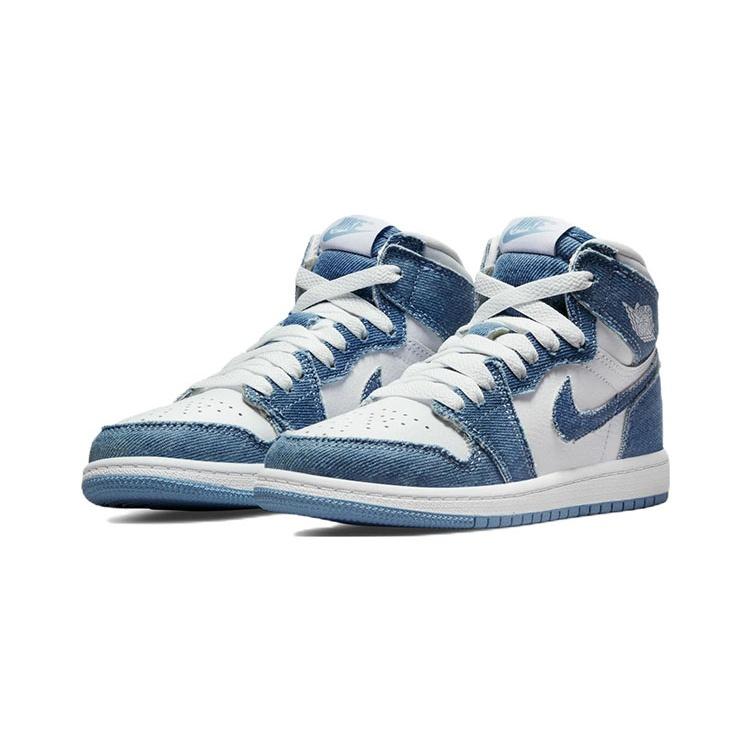 (PS) Air Jordan 1 Retro High OG 'Denim' Kids' CU0449-104