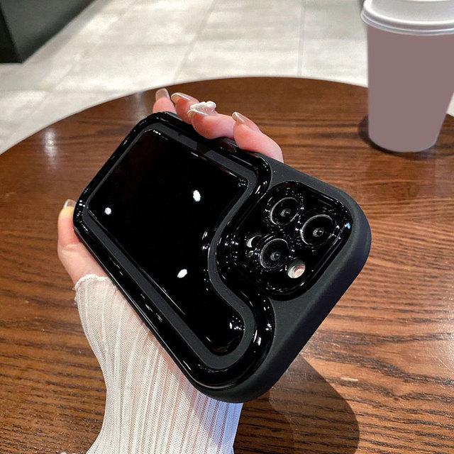 Acrylic Transparent Phone Case For Iphone 14 13 12 11 Pro Max 14 Plus 14pro Camera Protection Shockproof Bumper Silicone Cover