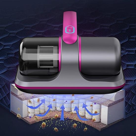 Пылесос для матраса Антиаллергенный пылесос для кровати с УФ-светом 12000 Па Сильное всасывание Ручные беспроводные подушки Простыни Диваны Пылесос