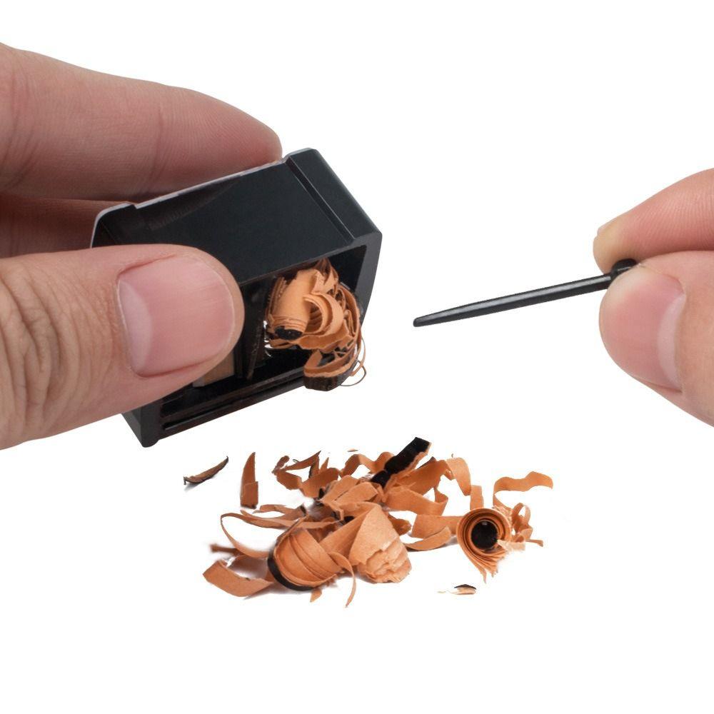 2 шт. пластиковая точилка для карандашей для бровей, классическая заточка, тонкие инструменты, инструмент для макияжа