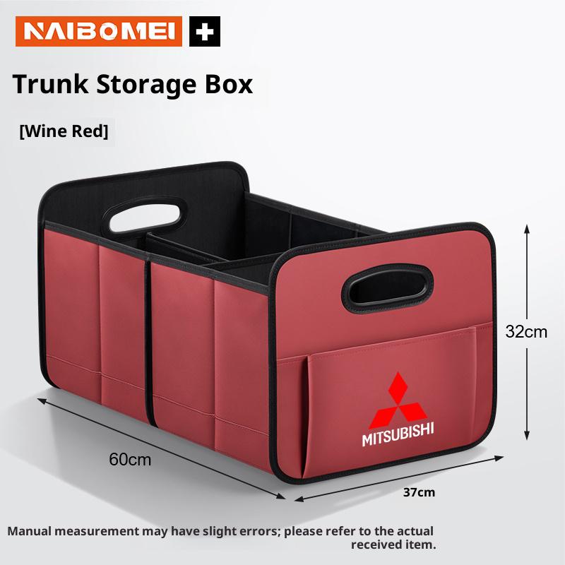 For Mitsubishi Outlander Pajero Asx Lancer EX Evolution X L200 Ralliart Triton Car Trunk Foldable Large Capacity Storage Box