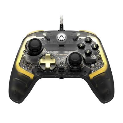 GameSir kaleid Flux Контроллер Xbox Контроллер ПК Проводной скелетонированный джойстик с эффектом Холла Триггер, оснащенный аудиоразъемом с эффектом RGB Xbox Series Xbox