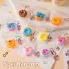 Squishy Food Toy Cute Mochi Squishy Bread Donut Cheese Squeeze Stress Relief Toy Sensory Fidget Toys Keychain Bag Pendant Gift