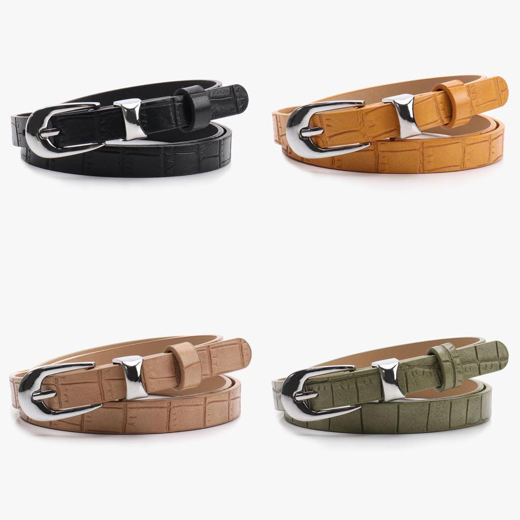 Highend Pu Leather Waist Belt With Textured Finish For Chic Office And Daywear