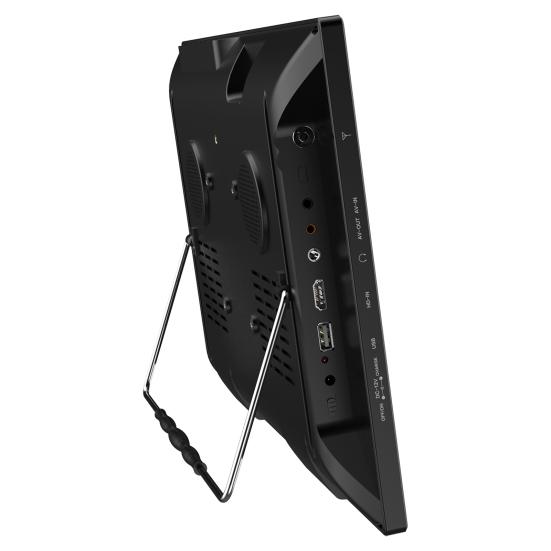 D16 Портативный аналоговый телевизор с высоким разрешением и быстрой передачей Ультратонкий 15,4-дюймовый портативный цифровой телевизор DVB-T2 для улицы