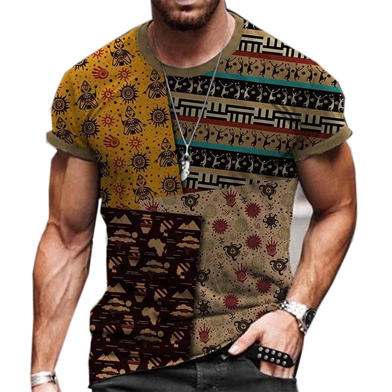 Men Woman T-shirt Colourful Abstract Art 3D Print Holiday Streetwear Harajuku Tops Tees Clothing Summer Tops