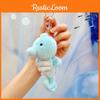 Seahorses Starfish Crabs Plush Keychain With Pressing Will Produce Design Sound