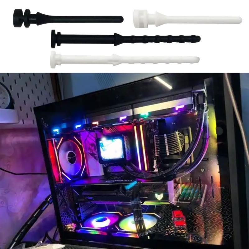 Резиновые заклепки Силиконовые амортизирующие прокладки для ПК-вентилятора 16 шт. Виброгасящие крепления для тихого охлаждения компьютера