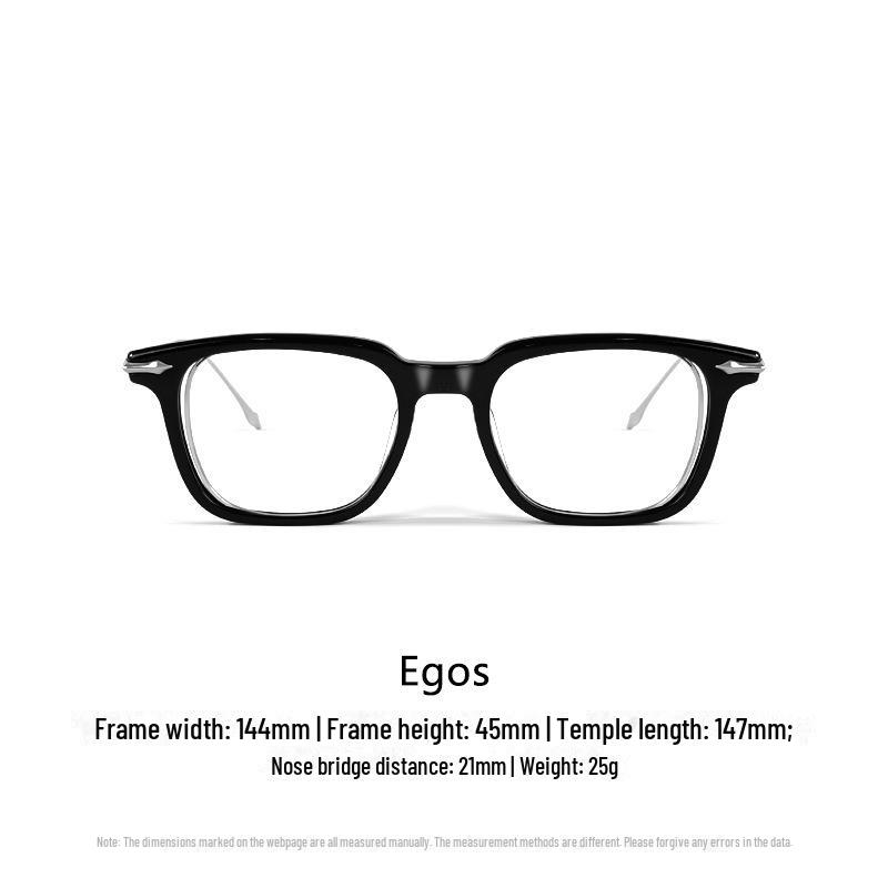 2025 Ультралегкая оправа для оптических очков EGOS Pure Titanium для женщин: Совместимо с линзами для коррекции близорукости и линзами с защитой от синего света