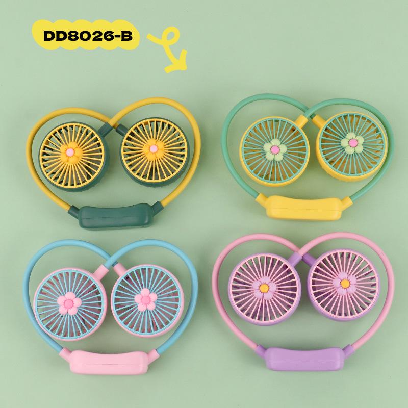 Портативный USB-вентилятор с рисунком - мини-настольный электрический вентилятор для использования на открытом воздухе