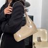 Повседневная блестящая сумка под мышку женская новая лаковая модная легкая роскошь сумка через плечо портативная сумка-багет
